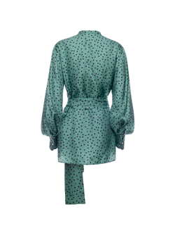 MAX MARA блуза - зеленый