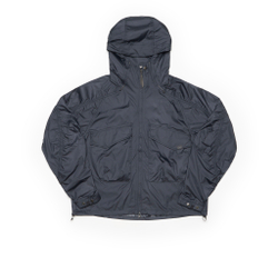 Куртка Nothomme Blue Monte Short-Sleeved Hooded Work Jacket With Curved Blades "Round Mirror Blue"w
