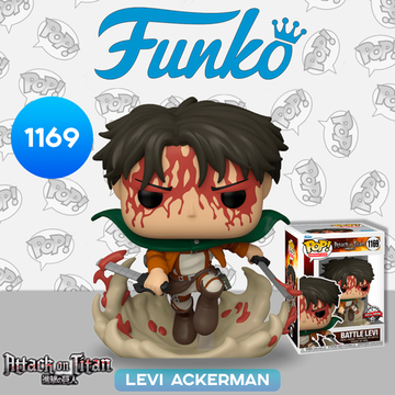 Фигурка Funko POP! Animation Attack on Titan S3 Battle Levi (BD) (Exc) (1169) 58751