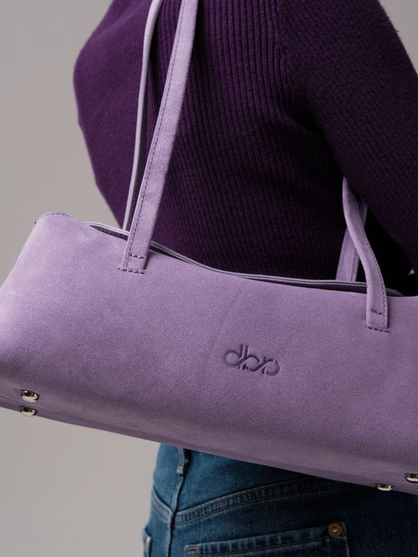 Женская замшевая сумка DBR 31127 лиловый