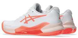 Женские теннисные кроссовки Asics Gel-Challenger 14 Clay - white/sun coral