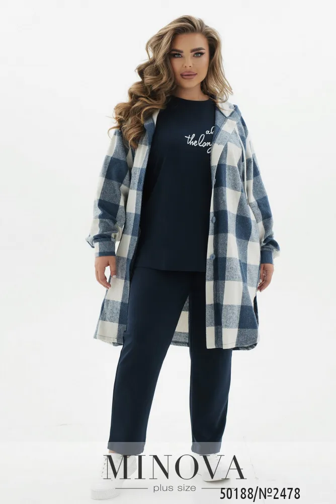 Костюм 2478-темно-синий Minova