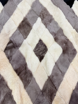 Покрывало меховое ковер из шкуры овчины