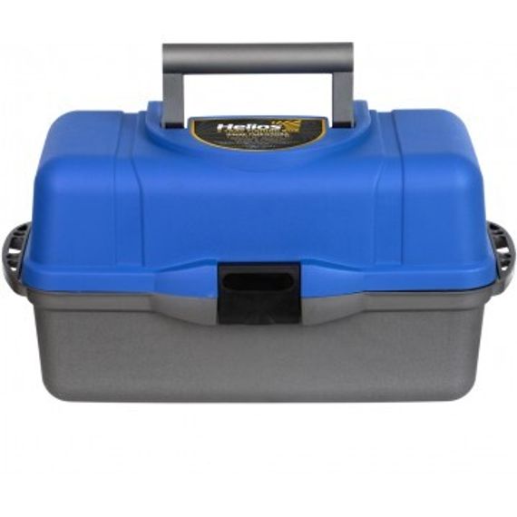 Ящик рыболова Helios трехполочный синий