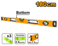 Алюминиевый фрезерованный уровень 1800 мм INGCO HSL08180 INDUSTRIAL