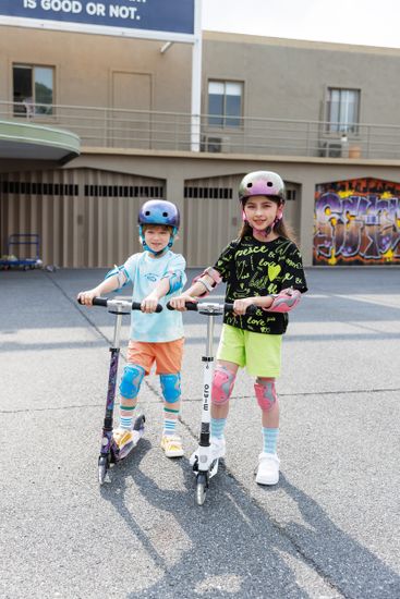 Самокат Micro Sprite LED, Art Джунгли