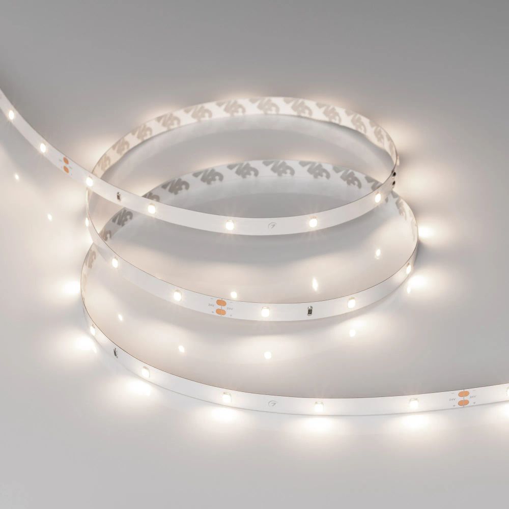 Светодиодная лента RT-A30-8mm 24V Day4000 (2.9 W/m, IP20, 2835, 5m) (Arlight, Открытый) 019918(2)