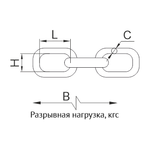 Цепь ТУ ВКФР 303613.005-2005 (3 кл.)