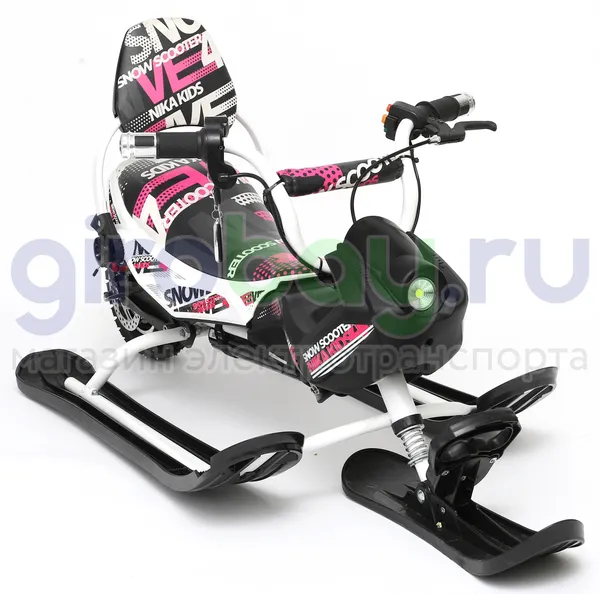 Детский электроснегокат SIMPLY GO-RACE (Белый) фото фото №2