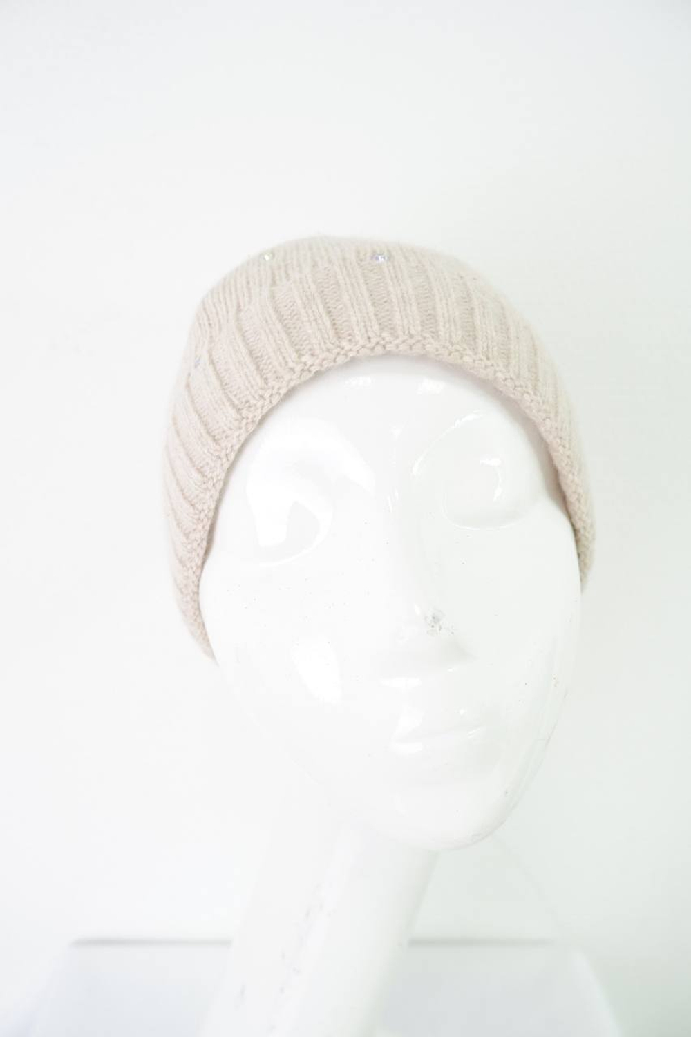 Шапка со стразами на 5/6 лет