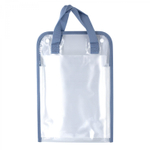 Папка-картотека с ручками Alingar, A4, 350х240 мм, вертикальная, на кнопках, 800 мкм, 13 отделений, прозрачная, глянец, ассорти