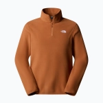 Флисовая толстовка The North Face Glacier Fleece 1/4 Zip burnt umber