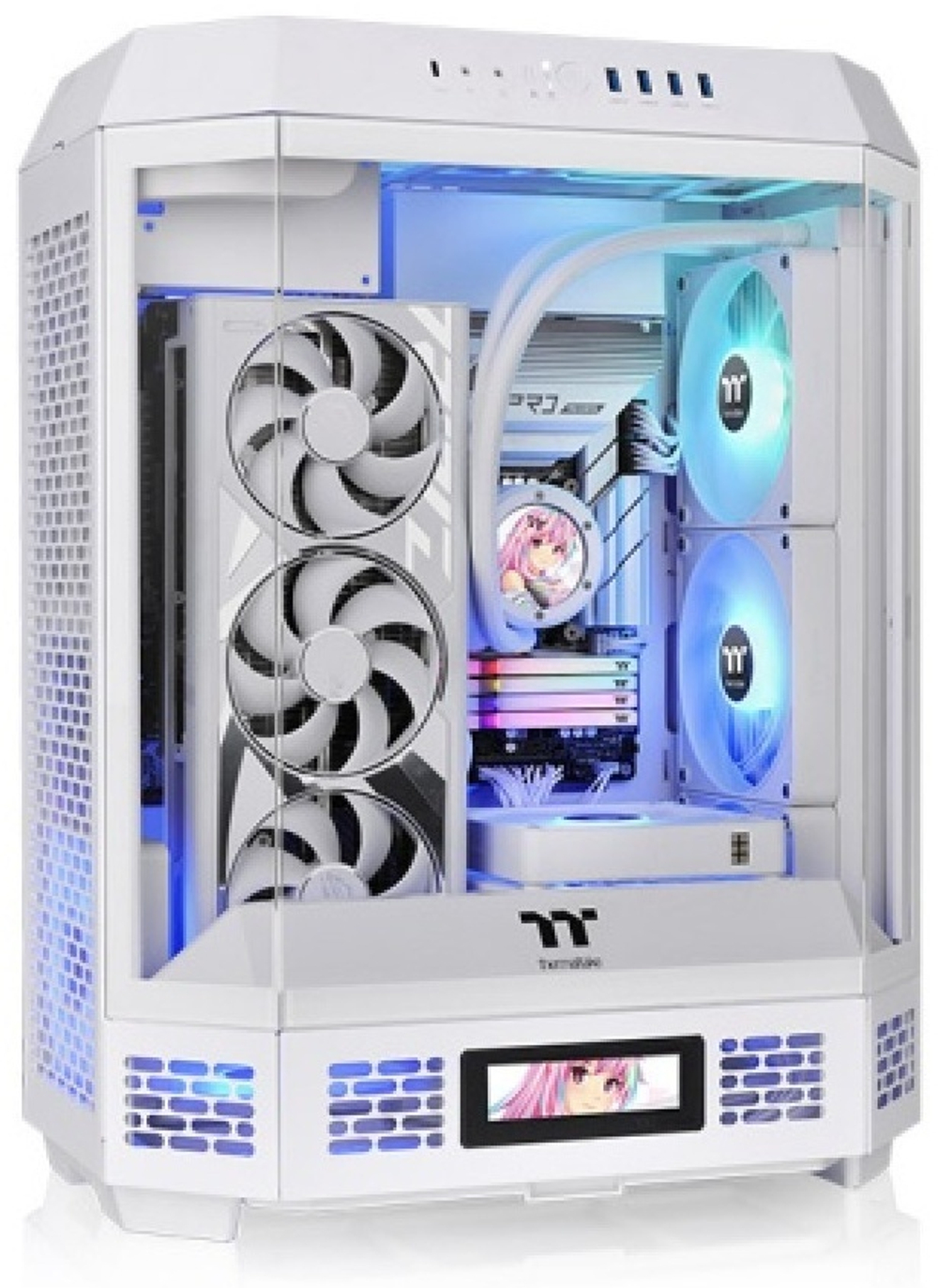 Корпус Thermaltake The Tower 600 snow белый