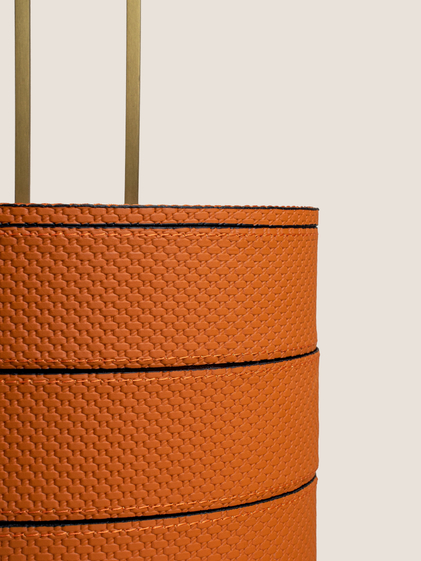 Шкатулка Трансформер круглая Оранжевая