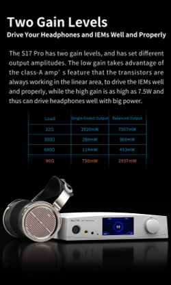 Усилитель для наушников Aune S17 Pro EVO серебристый