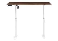 Компьютерный стол Маркос с механизмом подъема 140х80х75 орех кантри / белый
