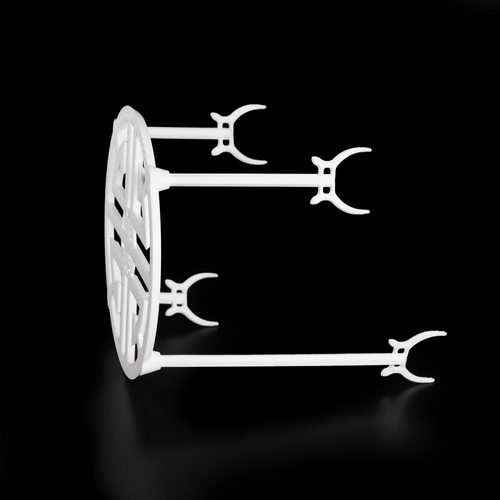 Подставка для дракона и шарнирных фигурок, 3D печать, 11 см., белая