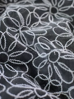 Тюль в спальню гостиную белый 400х250