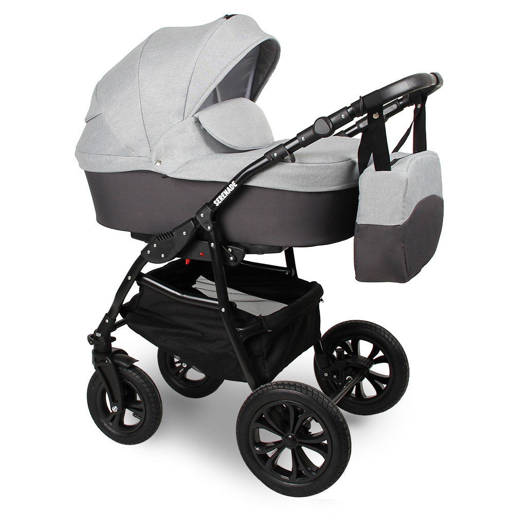 Коляска SERENADE 20 2в1 (Smile Line) (Se 21 (т.серый+св.серый))