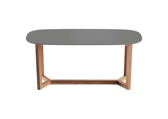 Стол обеденный Cross 2 180*90 см (серый, бук)