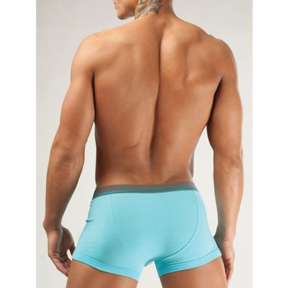 Мужские трусы боксеры голубые Opium Boxer R-82