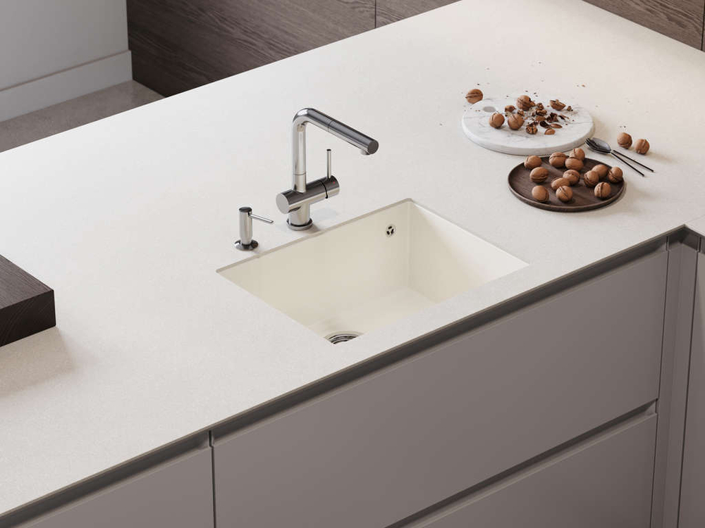 Мойка Omoikiri Tedori 54-U-WH Tetogranit | Белый