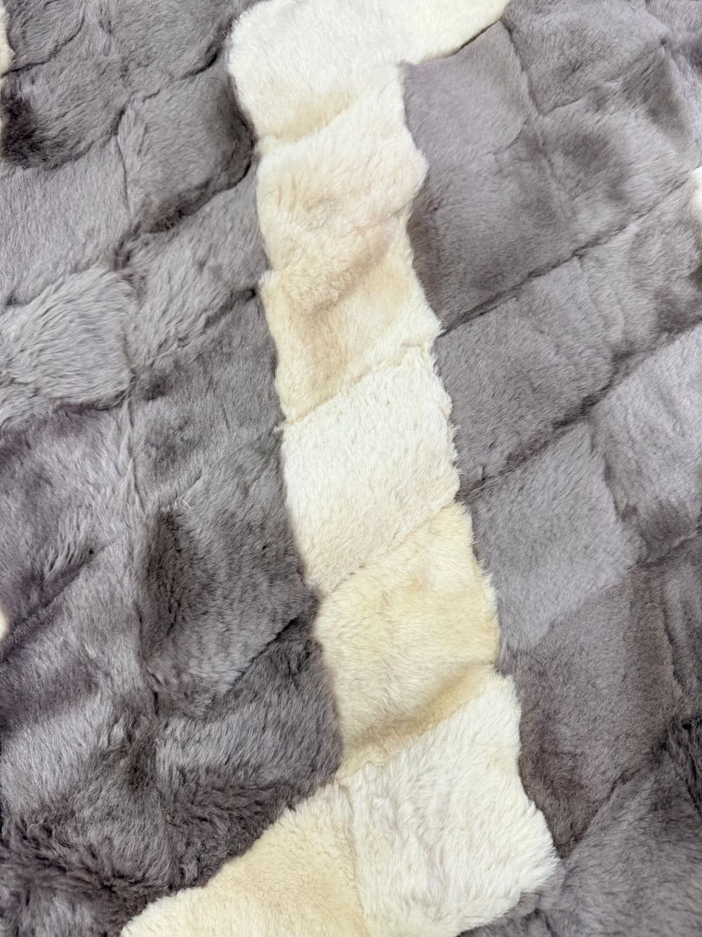 Покрывало меховое ковер из шкуры овчины