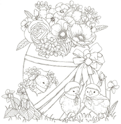 Symphony of Cute Animals. Coloring book