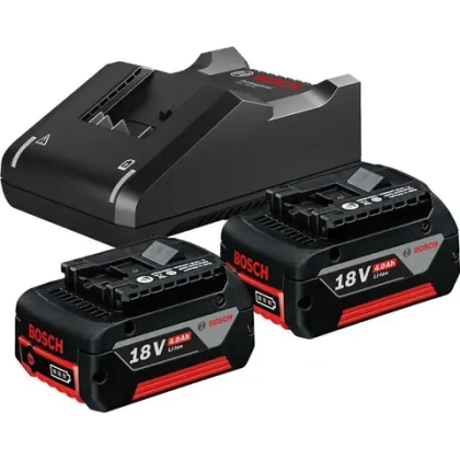 Аккумуляторные батареи и зарядное устройство 2xGBA 18V 4 Ah + GAL 18V-40 BOSCH 1600A019S0