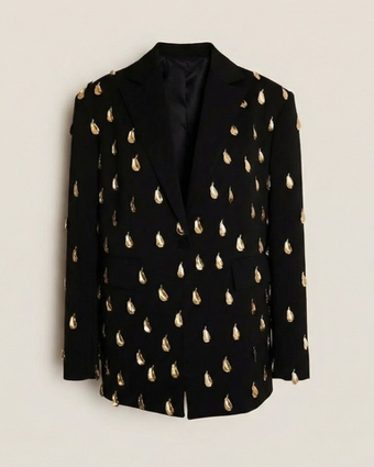 Пиджак "Роскошь" с перьями