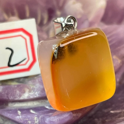 37131 Сердолик Кулон галтовка