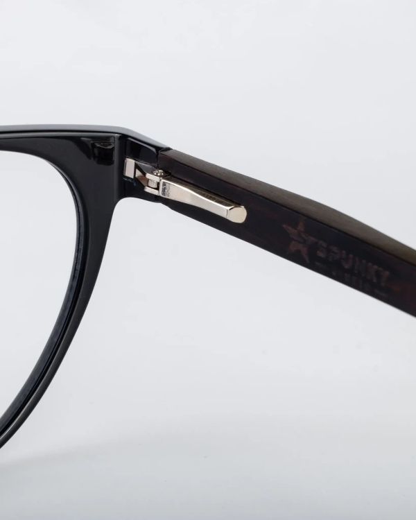 Очки солнцезащитные Spunky Mercury 6 Black wood. dark grey lens - фото 3