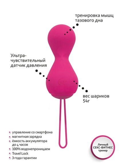 Gvibe Gballs 2 App Вагинальные шарики с приложением