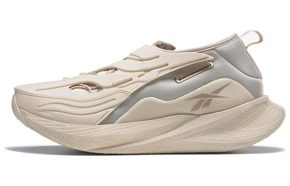 Reebok Floatride Energy Argus X futuristic fabric synthetic leather shock absorption rebound low-cut casual running shoes for men and women the same beige