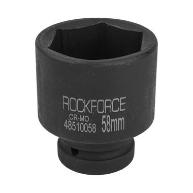 Головка ударная глубокая 1'', 58мм (6гр) RockForce RF-48510058