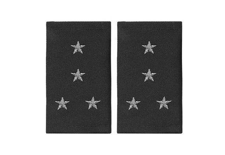 Фальшпогоны черные вышитые серые звезды капитан