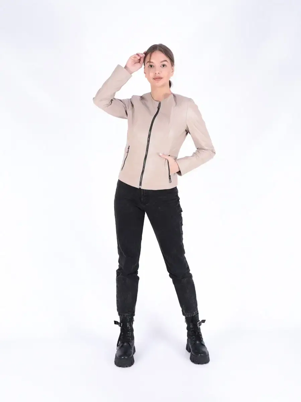 Куртка женская из натуральной кожи