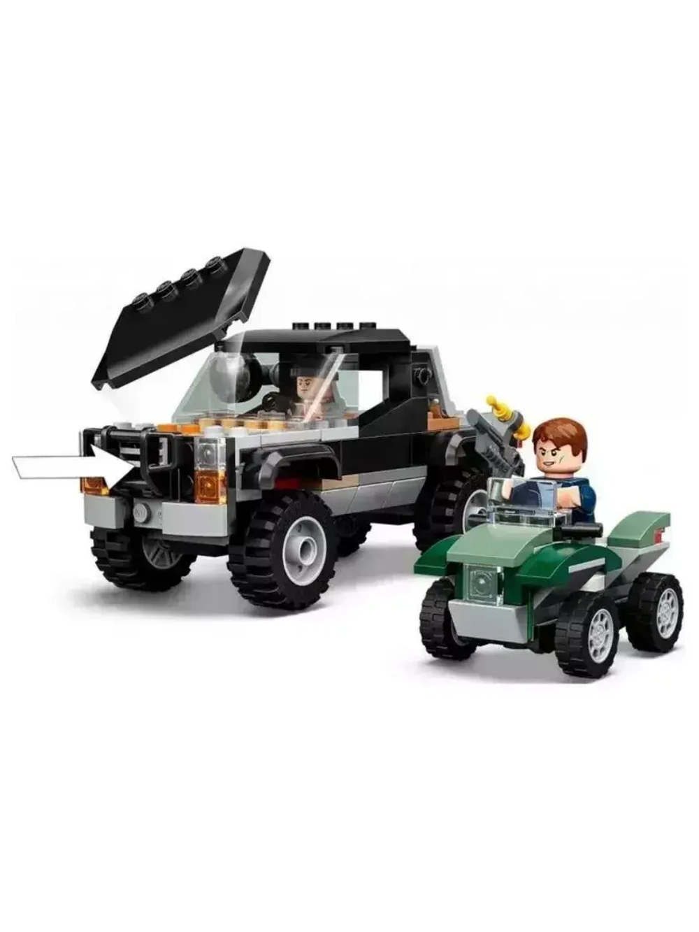 Конструктор Нападение трицератопса на пикап 210 деталей