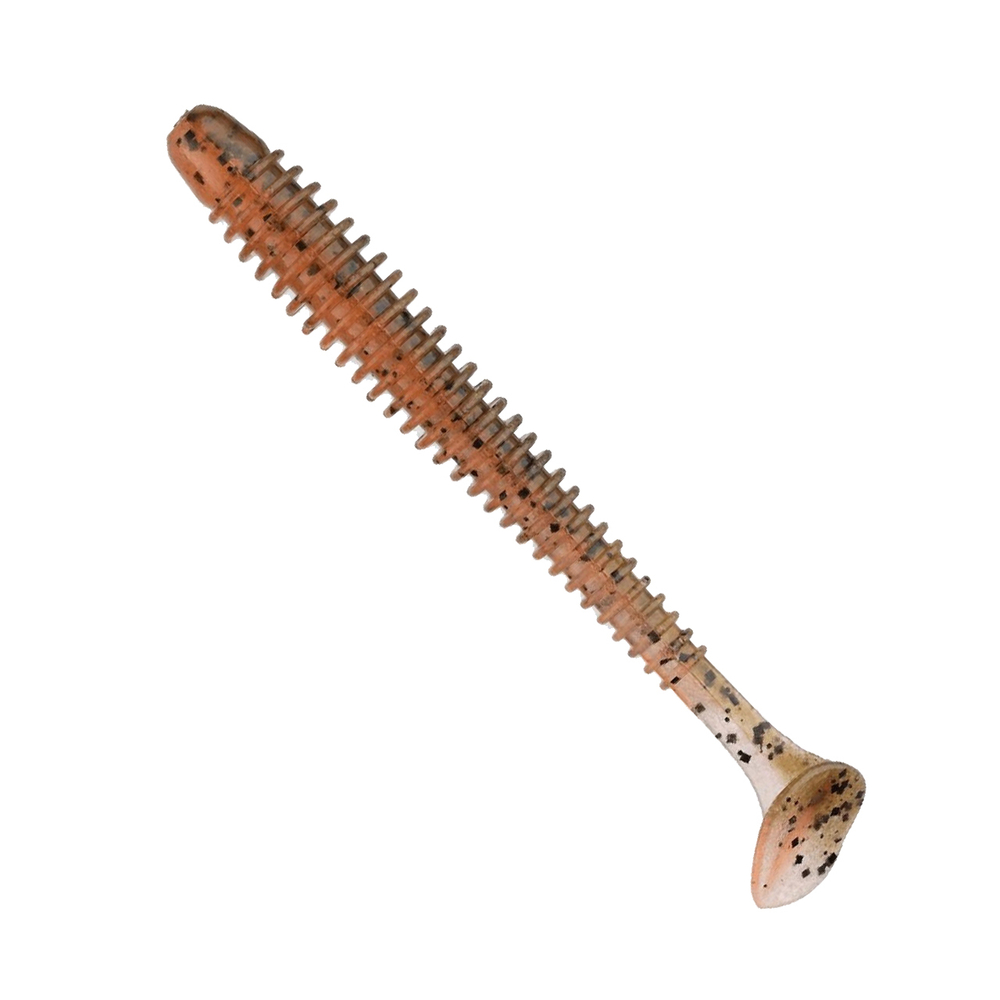 Приманка силиконовая Keitech Swing Impact 4.5" #417 Gold Flash Minnow, 3 упаковки по 6 штук
