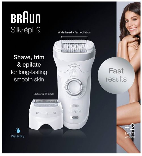 Эпилятор Braun 9-705 Silk-epil 9 SES, белый