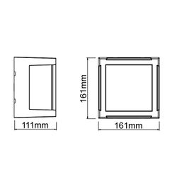 8852 Настенный уличный светильник CREEK