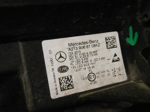 Фара левая Mercedes E W213 (2016-2021) LED
