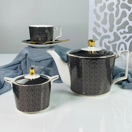 Lenardi 244-068 Чайный сервиз 16пр. 280мл в под.уп.(х4)Фарфор