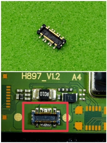 Tecno Pova 6 (LI7) - FPC коннектор (разъем) аккумулятора
