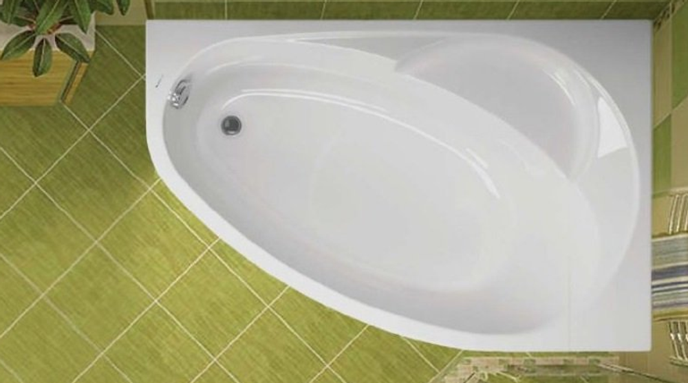 Акриловая ванна VAGNERPLAST FLORA 150x100 Right