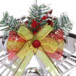 Украшение новогоднее «Звонкое трио» 17,5*20 см, Серебро