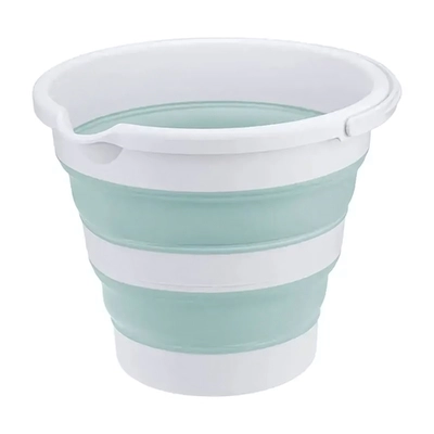 Ведро ФЛЕКС 5л складное Морская волна