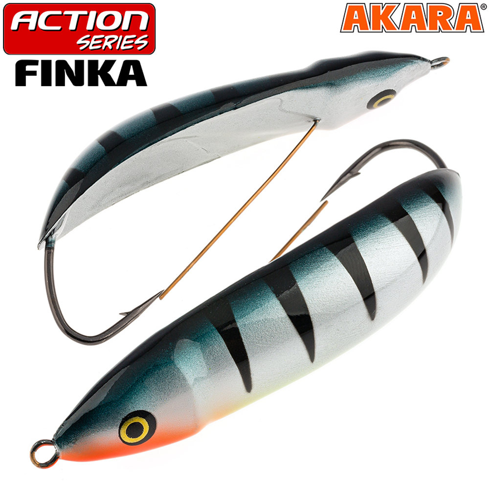 Блесна колебалка незац. Akara Action Series Finka 70S 15 гр. A26