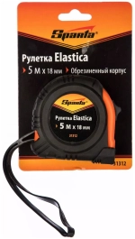 Рулетка Elastica 5м*18мм SPARTA 31312