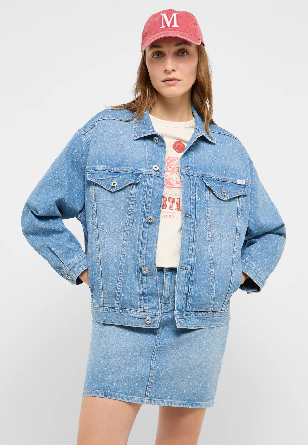 Куртка джинсовая женская MUSTANG Style Arcata Boyfriend Jacket